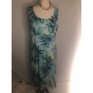 Donna Kay Size 16 Dress Zip Up Side Floral